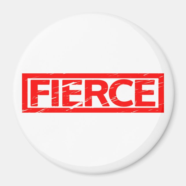 Fierce Frimärke Magnet (Framsidan)