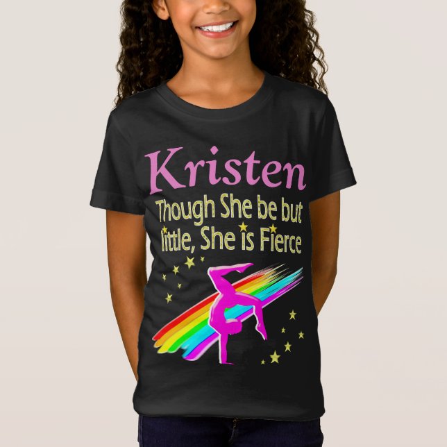 FIERCE GYMNAST-PERSONLIG, TANKTOP T SHIRT (Framsida)