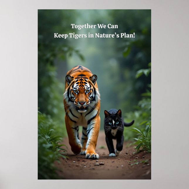 Fierce Kattdjur Friends on the Prowl Poster (Framsidan)