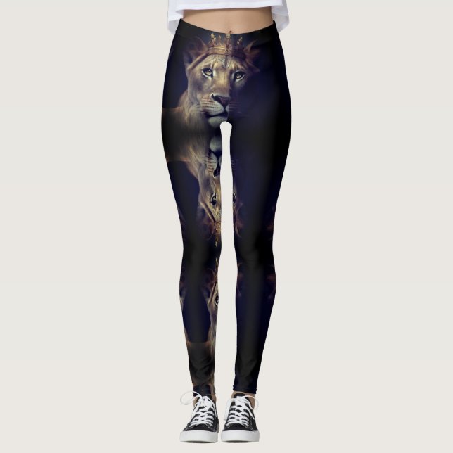 Fierce Kattdjur Leggings (Framsida)