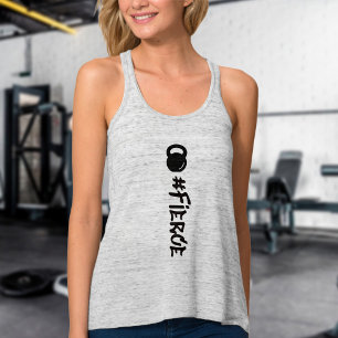 #Fierce Kettlebell Tanktop Linne Med Racerback