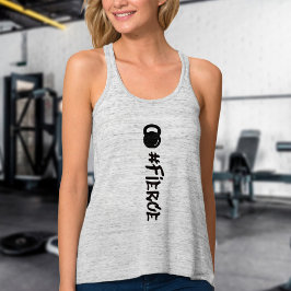 #Fierce Kettlebell Tanktop Linne Med Racerback