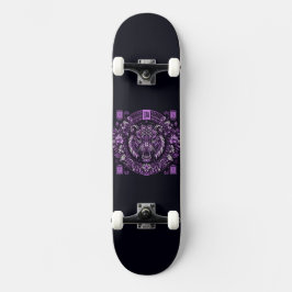 Fierce Lila Tiger Mini Skateboard Bräda 18,5 Cm