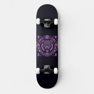 Fierce Lila Tiger Mini Skateboard Bräda 18,5 Cm