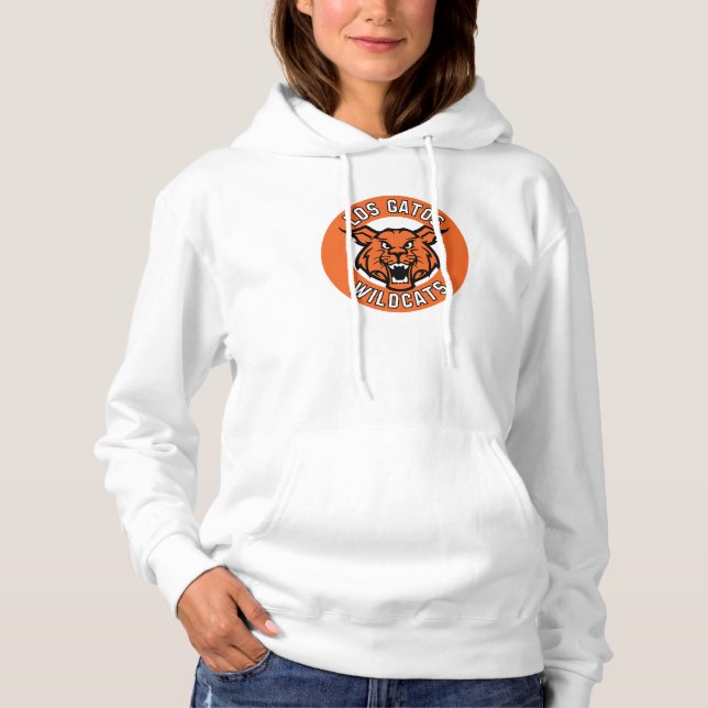 Fierce Los Gatos Wildcat Hoodie Tee Shirt (Framsida)