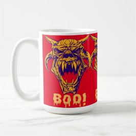 Fierce Monster BOO Halloween Scary Coffee Mugg