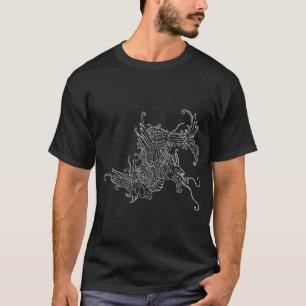 Fierce Oriental Dragon T Shirt