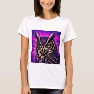 Fierce Owl Vintage Wildlife T Shirt
