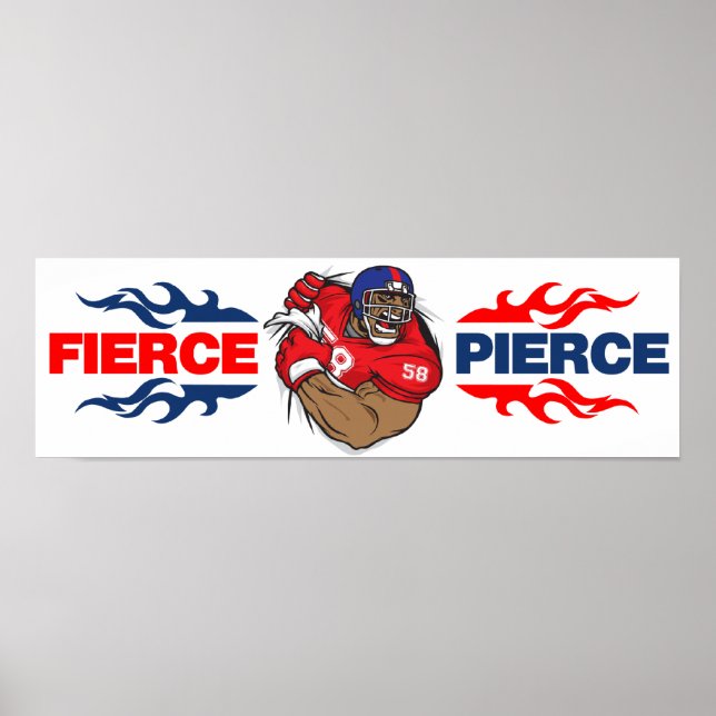 Fierce Pierce Poster (Framsidan)