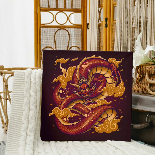 Fierce Red Dragon Poster (Skapare uppladdad)