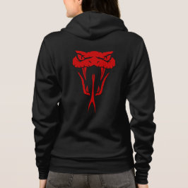 Fierce Red Serpent Ansikte Unisex T Shirt