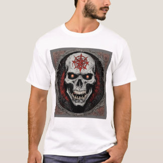 Fierce Skull och Crossbone Sten & Roll T-Shirt De