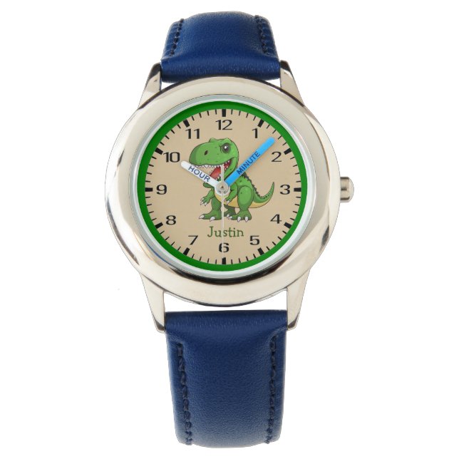 Fierce T- Rex Dinosaur Children's Watch Armbandsur (Framsida)