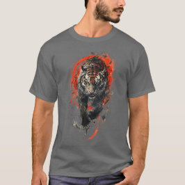 Fierce Tiger i Rörelse T Shirt