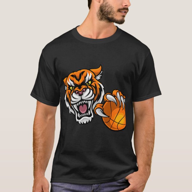 Fierce Tiger Roar - Vild Spirit Collection T Shirt (Framsida)