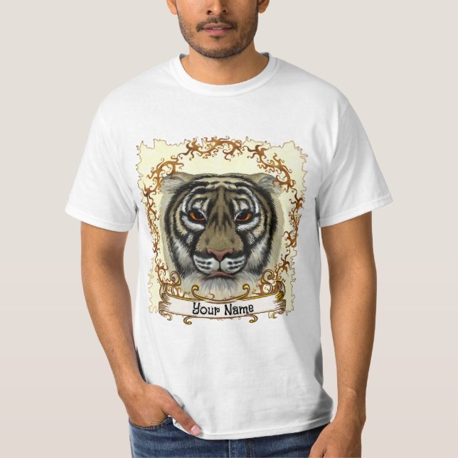 Fierce Tiger T Shirt (Framsida)