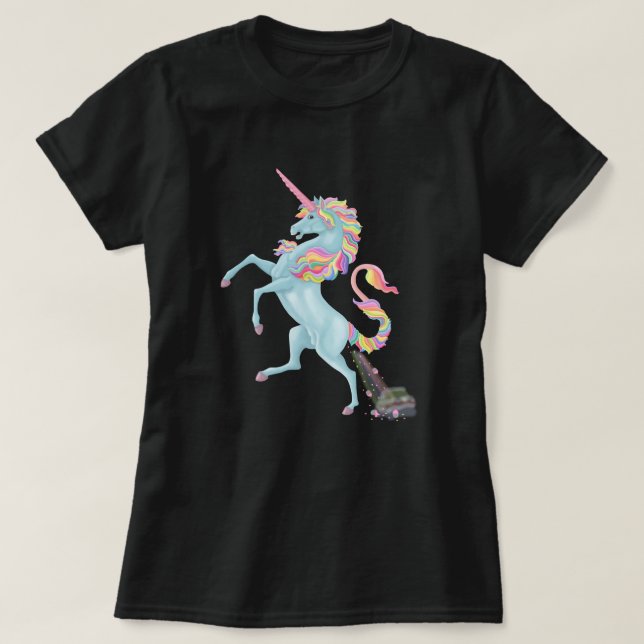 Fierce Unicorn T Shirt (Design framsida)
