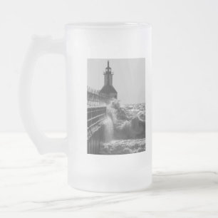 Fierce Vågar vid St Joseph Grayscale Frostat Ölglas