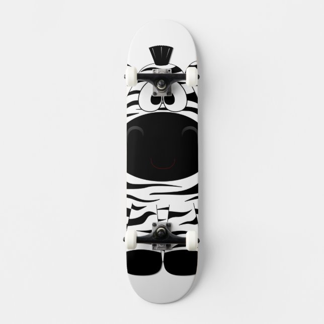Fierce Zebra-Redot för vissa Luft Mini Skateboard Bräda 18,5 Cm (Framsida)