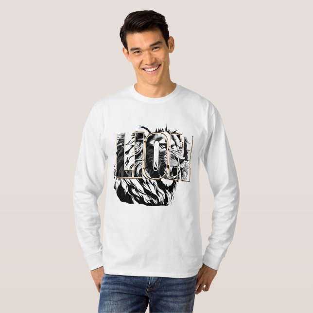 FierceLion T Shirt (Hel framsida)