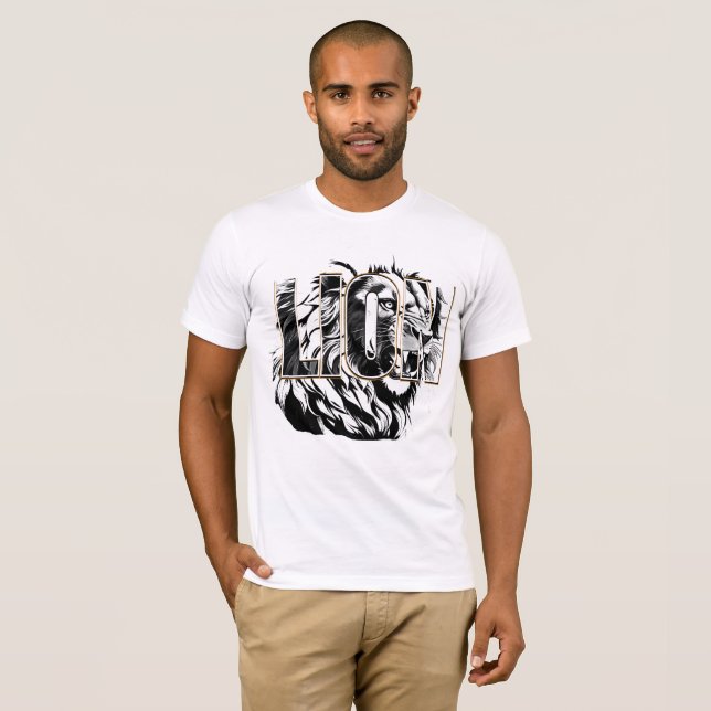 FierceLion T Shirt (Hel framsida)