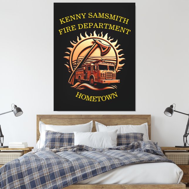 Fierisk glasört, heroisk konstruktion vid brand La Canvastryck (Insitu (sovrum))