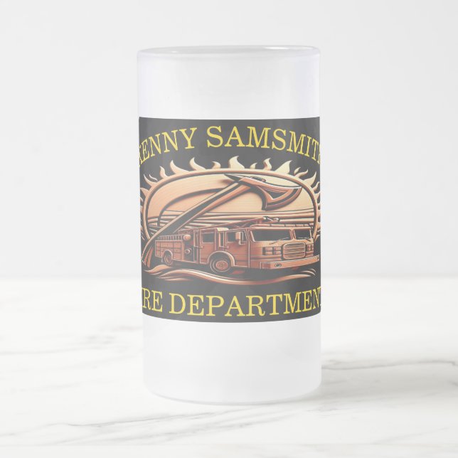 Fierisk glasört, heroisk konstruktion vid brand La Frostat Ölglas (Center)