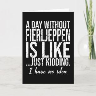 Fierljeppens roliga sportgåva kort