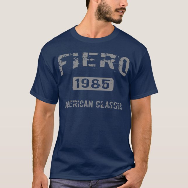 Fiero dräkt 1985 tee (Framsida)