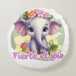 Fierté et joie rund kudde