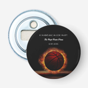 Fiery Basketball Birthday / bachelor Party Game Flasköppnare