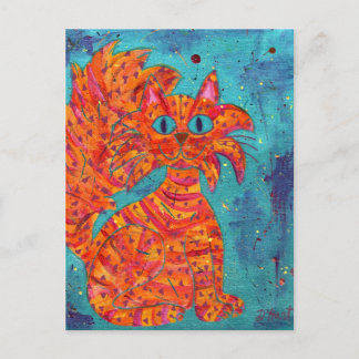 Fiery Cat on Turcos Vykort