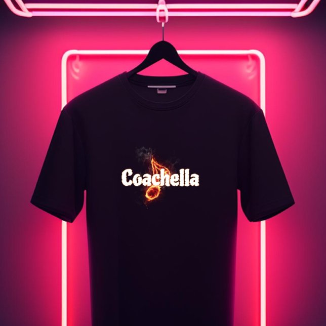 Fiery Coachella Tee – A Design Full of Energy (Skapare uppladdad)