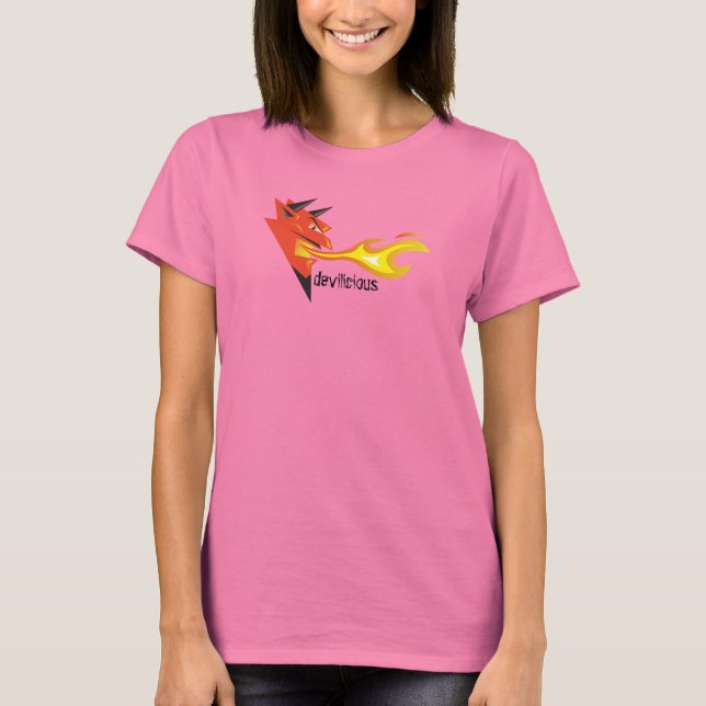 Fiery Djävulen brun_devilicious T-shirt (Framsida)