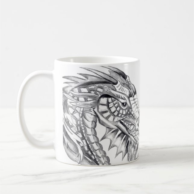 Fiery Dragon Hett Coffee Mugg (Vänster)