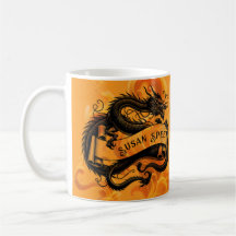 Fiery Dragon Mugg