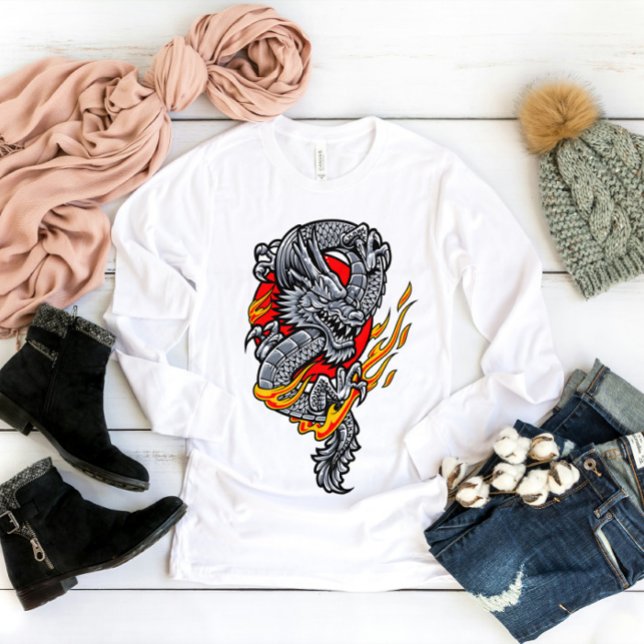 Fiery Dragon T Shirt (Skapare uppladdad)