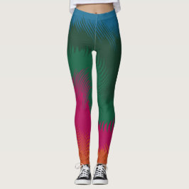 Fiery Färg Palette Leggings