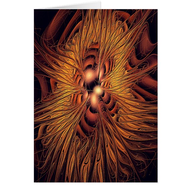 Fiery Filaments Hälsningskort (Framsidan)