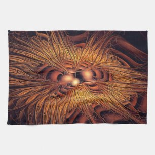 Fiery Filaments Kökshandduk