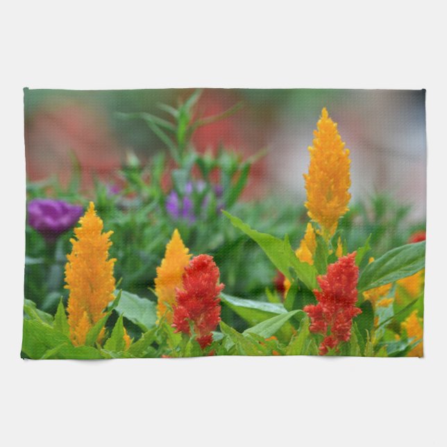 Fiery Flower Kitchen Towel Kökshandduk (Horisontell)