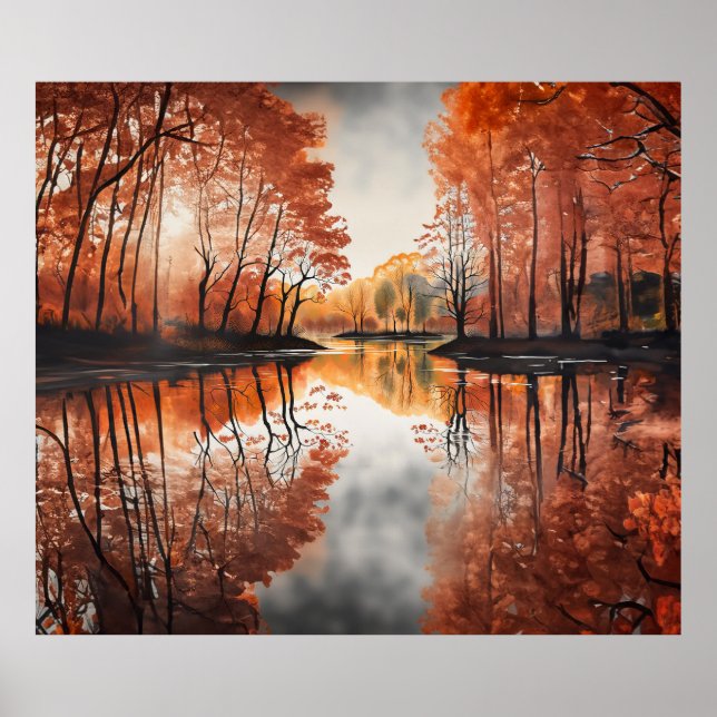 Fiery Forest Poster (Framsidan)