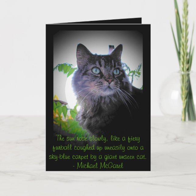 Fiery furball - Mickael McGarel-citat Kort (Framsida)