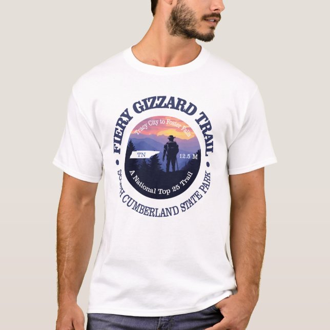 Fiery Gizzard Trail (rd2) T Shirt (Framsida)