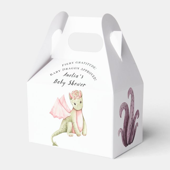 Fiery Gratitude: Baby Dragon Godkänd! Presentaskar (Framsidan Sidan)