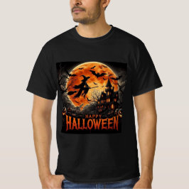 Fiery Halloween Horror Tee - t-shirt