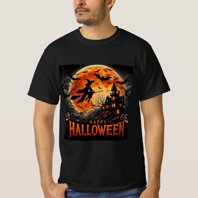 Fiery Halloween Horror Tee - t-shirt (Framsida)
