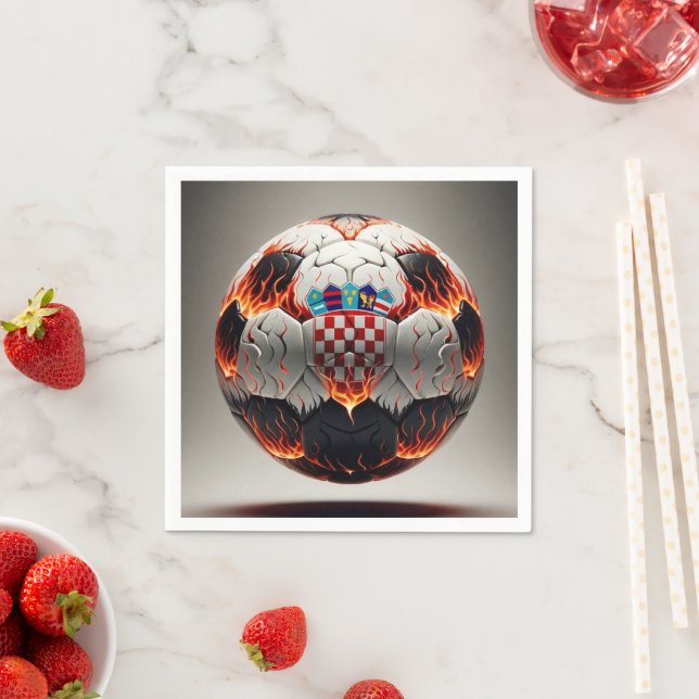 Fiery Kroan Soccer Ball Pappersservett (Insitu)