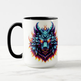 Fiery ’Lunar Guardian’ Mugg