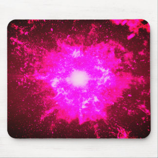  'Fiery Nebula' Sci-Fi Art Mousepad Musmatta